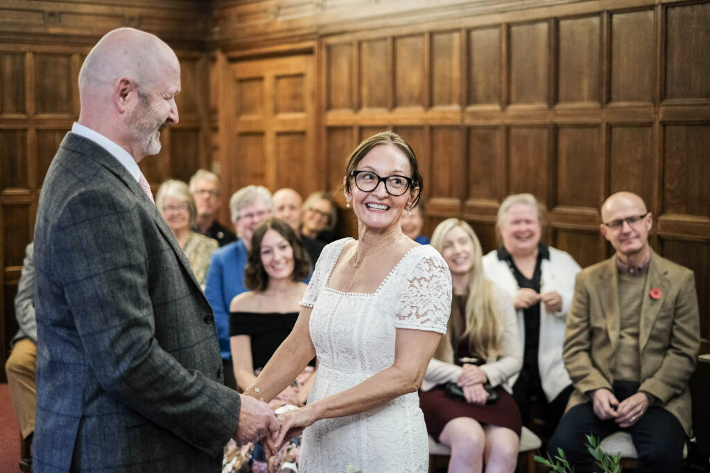 Bride and groom vows