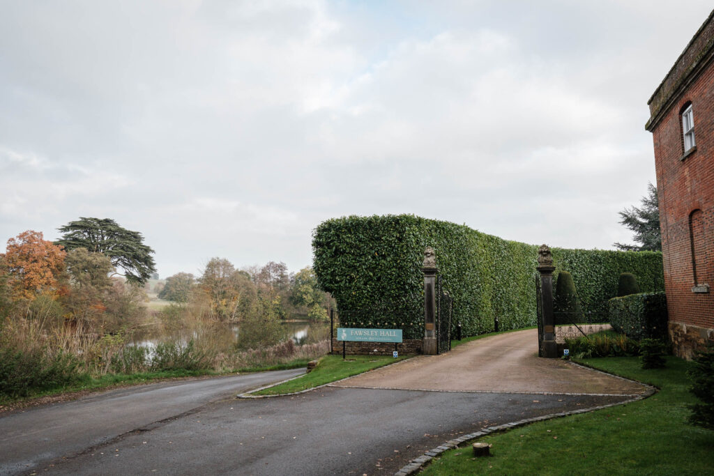 Fawsley Hall entrance