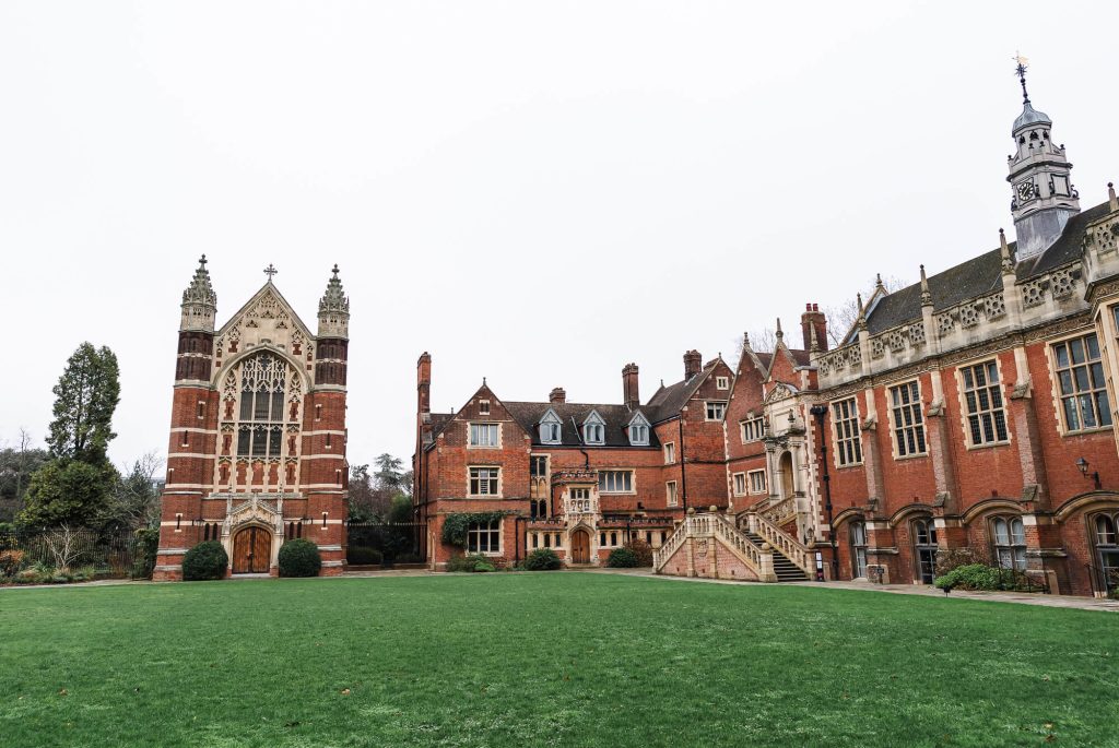 Old Court at Selwyn College, Cambridge wedding photography